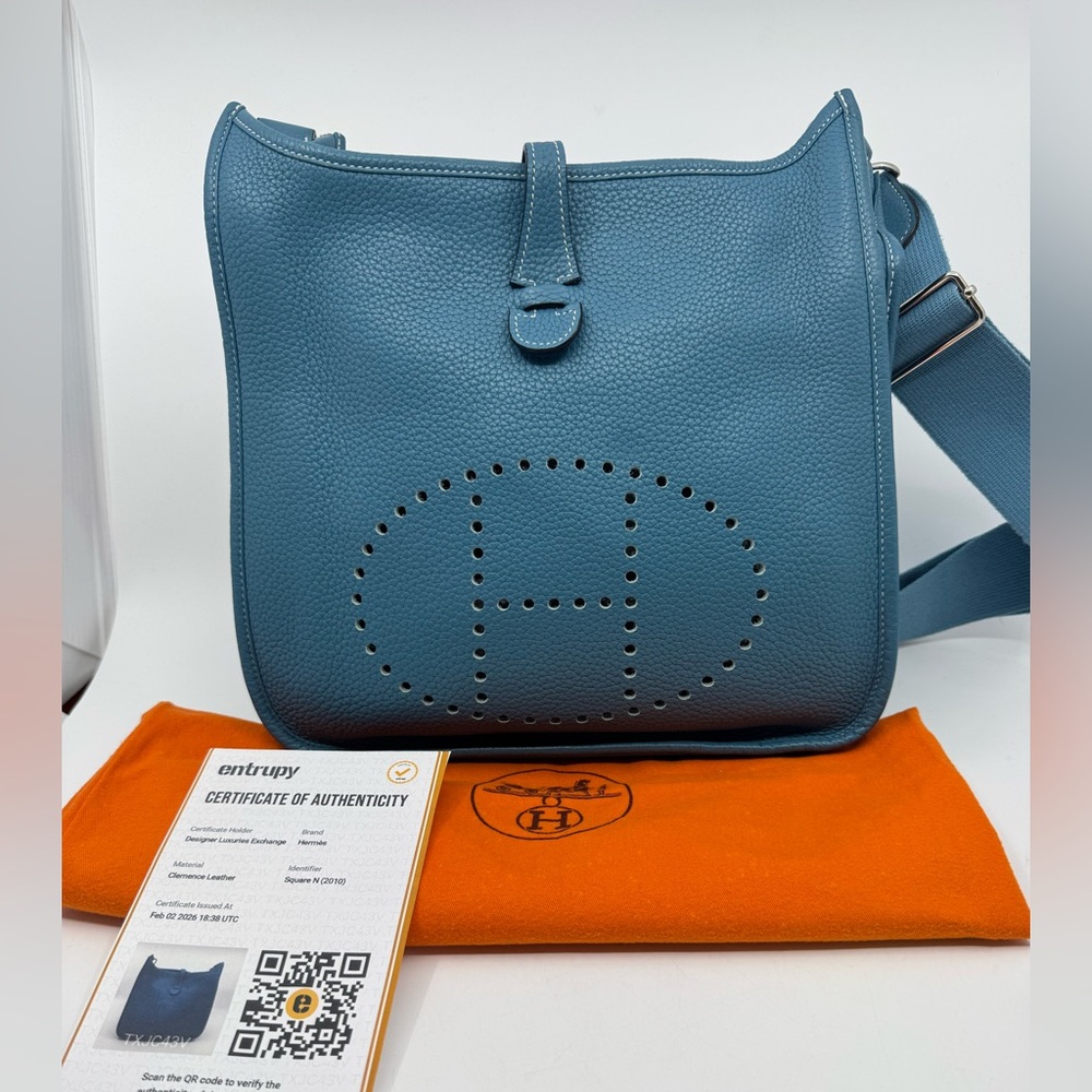 Hermes Clemence Evelyne lll 29 Blue